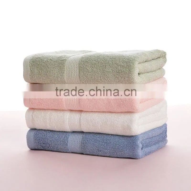 Home Textile Towel Cotton Best Quality Soft Plain Bath Towel