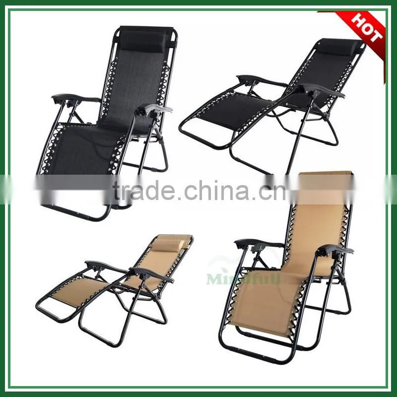 Wholesale Steel Tube Garden Fuiniture Cheap Leisure Chair Folding Recliner Zero Gravity Office Chairs