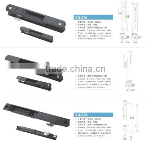 Wholesale aluminum window accessories door and window lock