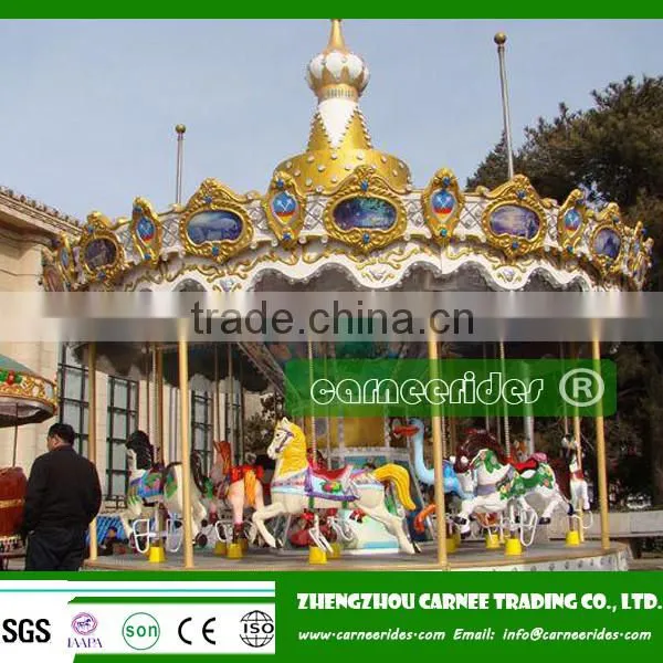 Fairground hot sale electrical equipment merry go round rides for kids!