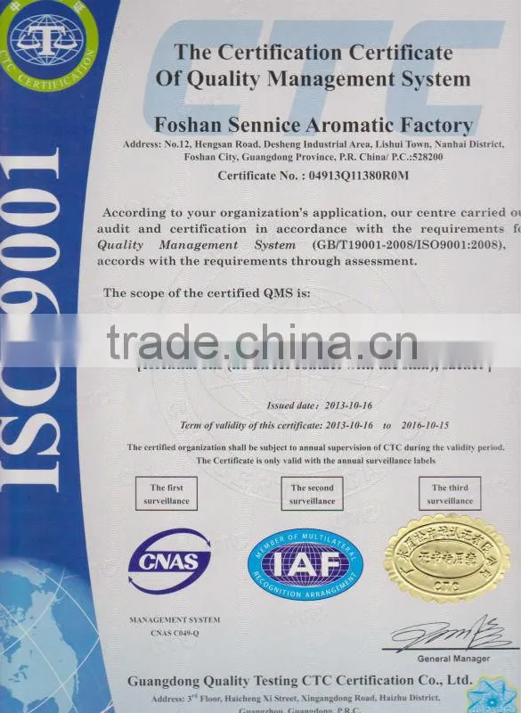 Hight quality products car perfumes aroma making/aroma air freshener