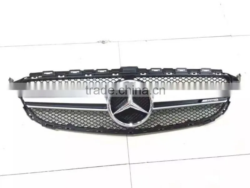For Mercedes-Benz W205 C class C63 car grille Grill AMG