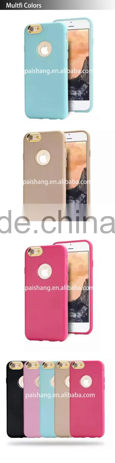 Korea Style TPU Electroplating PC Camera Protective Shockproof Anti-Throw Case Cover For iPhone 6 iface mobile phone cover