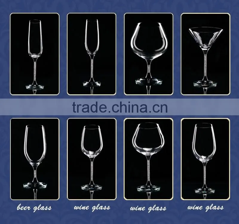 ECO friendly product glass wine cup set fairy wine set