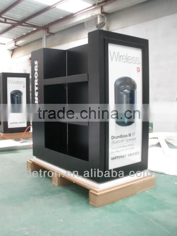free standing light box display