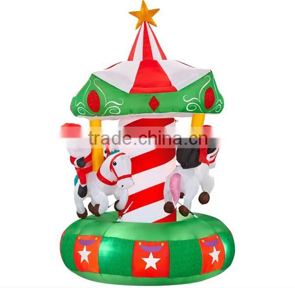 Inflatable Dinosaur /Inflatable Dragon with Christmas Tree for Christmas Decoration