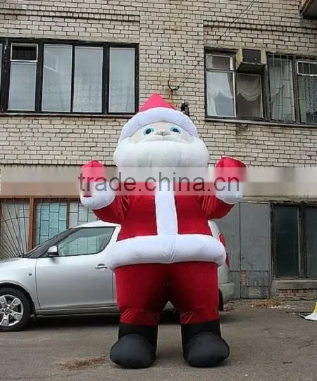 Inflatable Santa Claus Costume for Christmas Decoration