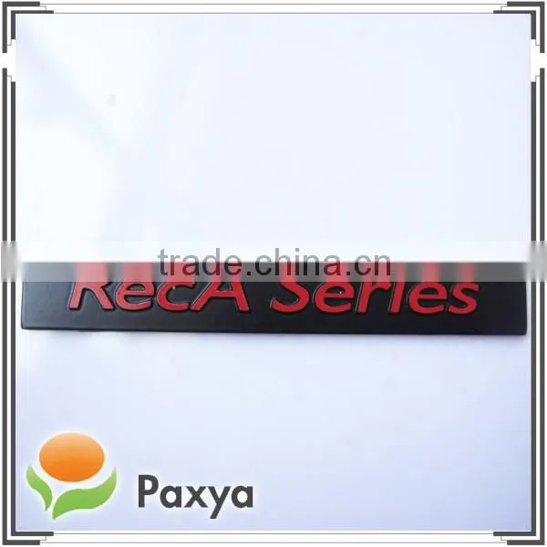 metal car sticker ; metal decorative label