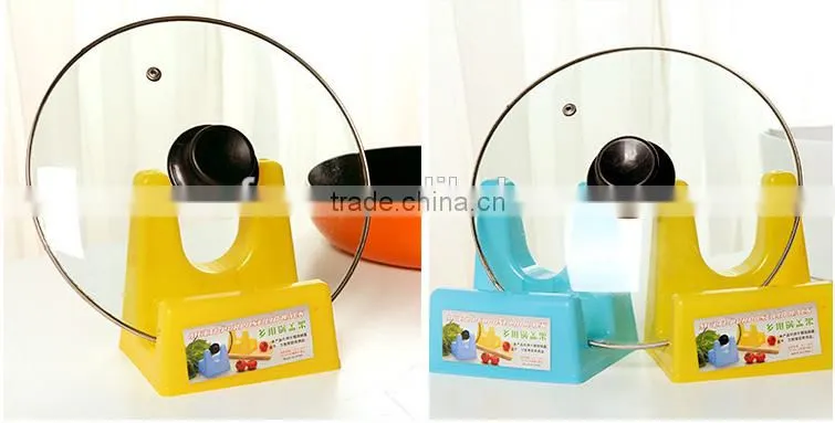 multi-purpose pot knife holder plastic kitchen knife holder with pot lid holder plastic knife holder rack set knife rest