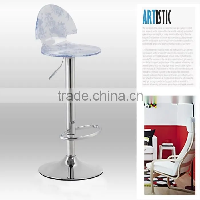 Fashion household leisure chair acrylic highchair acrylic bar lifting chair