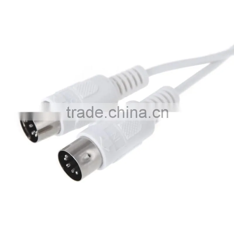 USB IN-OUT MIDI Interface Cable Cord Line Converter PC to Music Keyboard Adapter