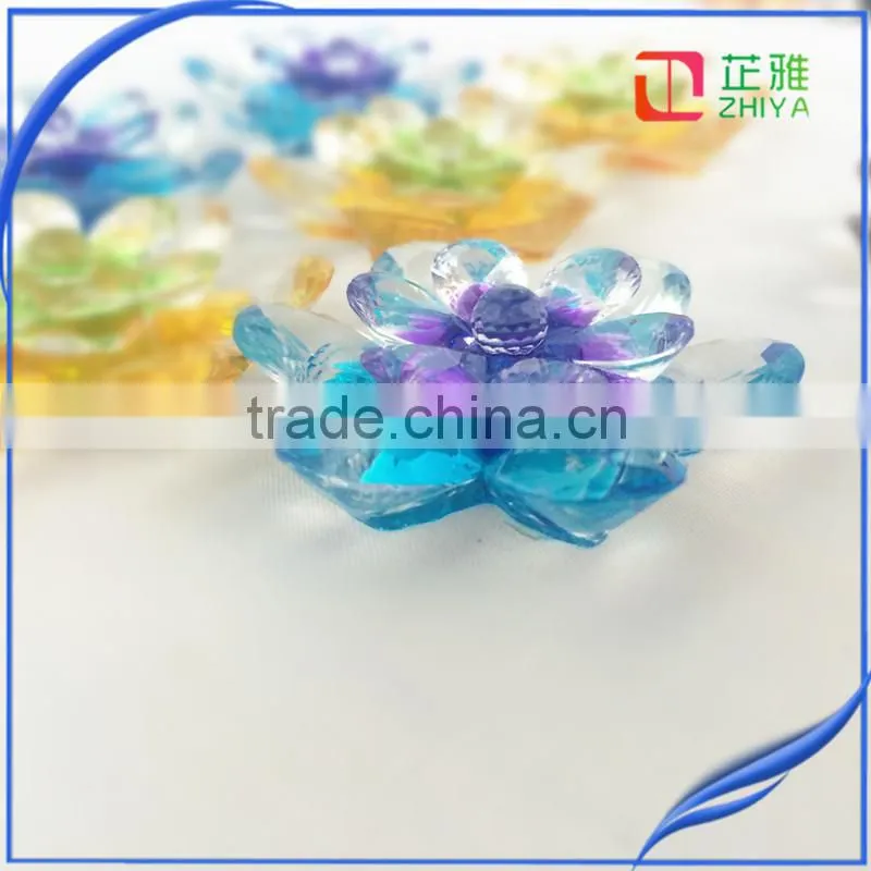 2015NEW flat back resin motif light crystal for led motif light
