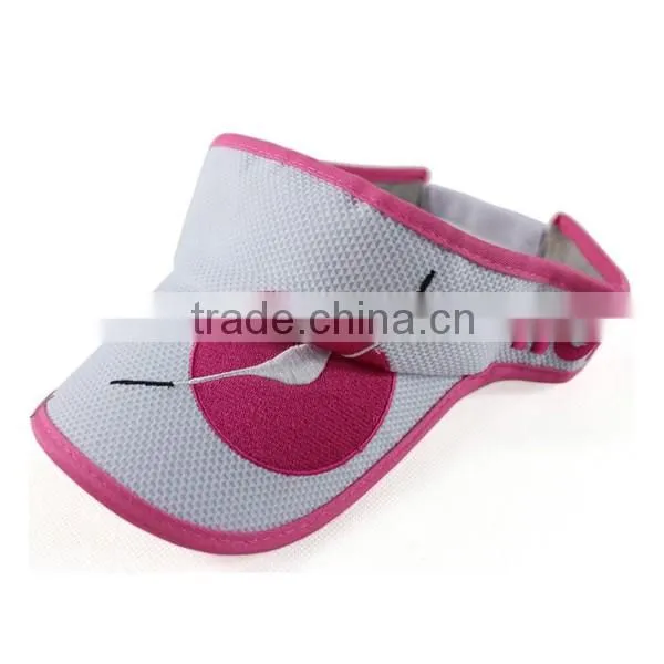 Wholesale white outdoor sport travel sun visor hats summer hats for women