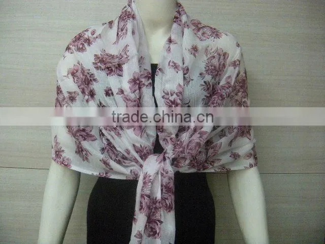 Rayon Printed Scarfs/Scarves/Collection 2013