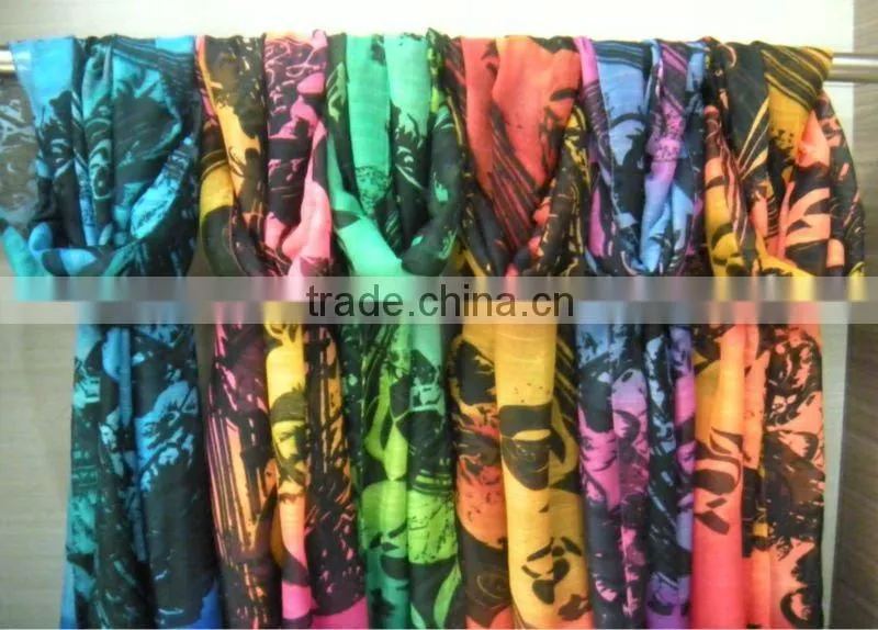 2013 Newest Printed Polyester women Pareo/Scarf