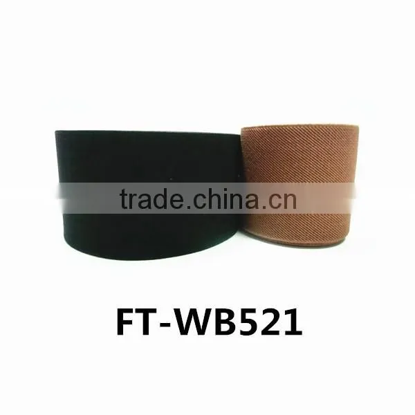 White Brown Strip Mix Color 80mm Wide Elastic- Factory Customize Color, Size Elastic Webbing