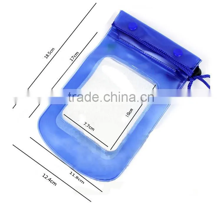 Wholesale Eco-Friendly pvc waterproof mobile bag for iphone 6