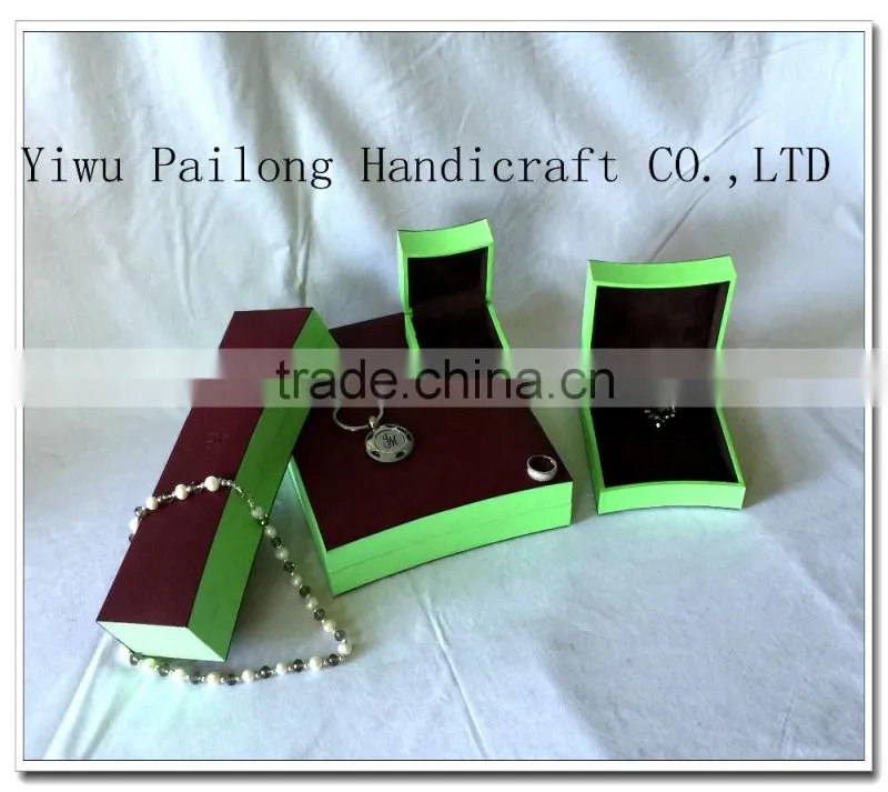 new design plastic jewlery box flocking, custom handmade jewlery gift packaging,colorful wedding jewelry box