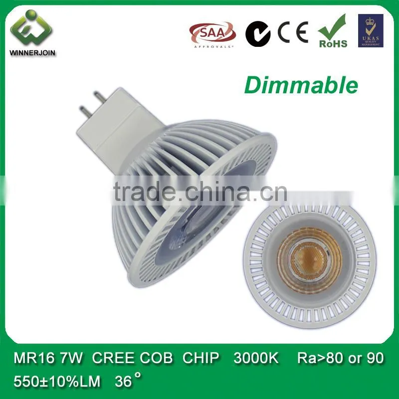 High CRI 97Ra led spotlight mr16 cob