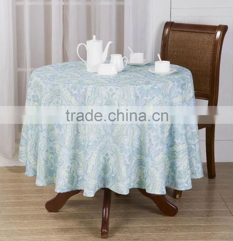 100% Polyester Fabric Printed Table Cloth American Styles