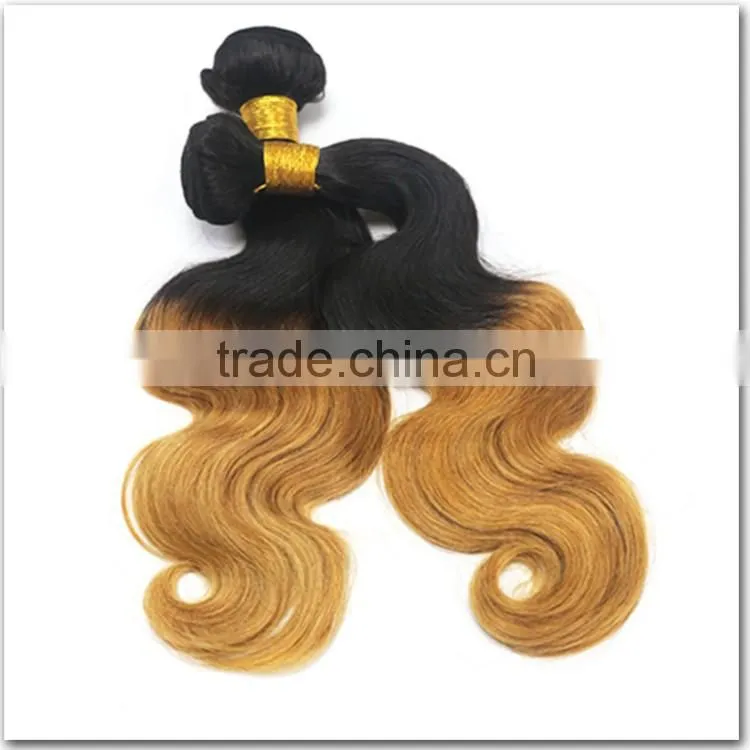 Ombre Hair Weaves Brazilian Virgin Hair Extension Ombre Remy Hair Weaves Bundles