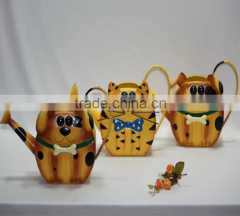 metal garden planter or flower pot