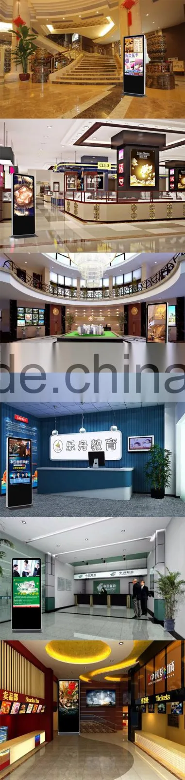Floor standing 26inch usb flash drive lcd digital signage display with global guarantee
