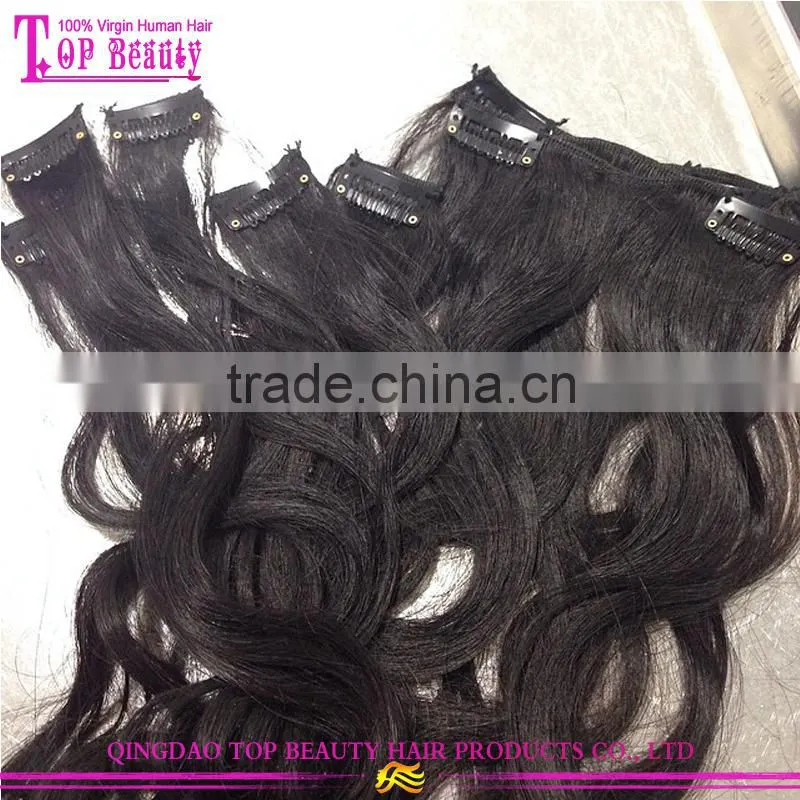 clip in human hair extensions for black women, indian remy hair weave