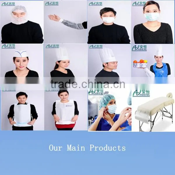 Disposable Non Woven Mob Caps for medical spa food disposable nonwoven massage cap