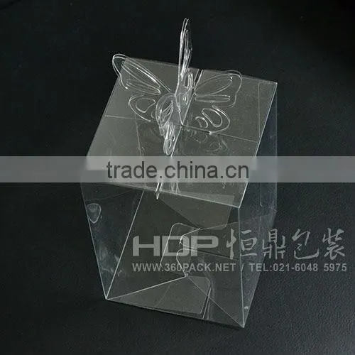 house shape gift box&clear gift box