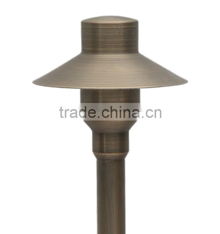 brass led outdoor light garden lights