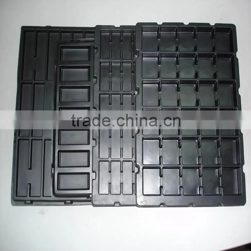 High quality clear blister tray,vacuum formed plastic tray