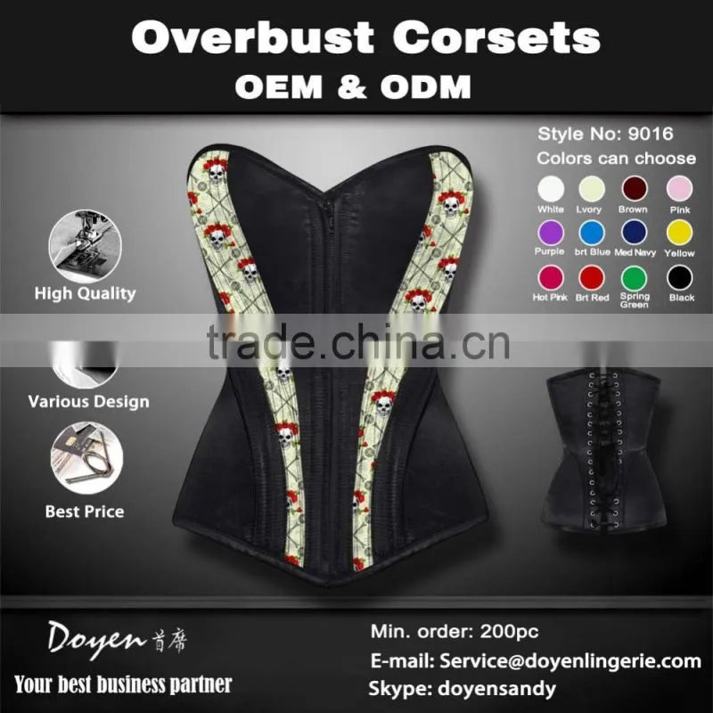 plus size steel boned corset bodysuit for women full steel boned corset