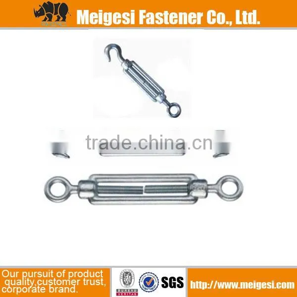 Supply steel Zinc Plated Rigging Turnbuckle DIN1480 CO OO CC type