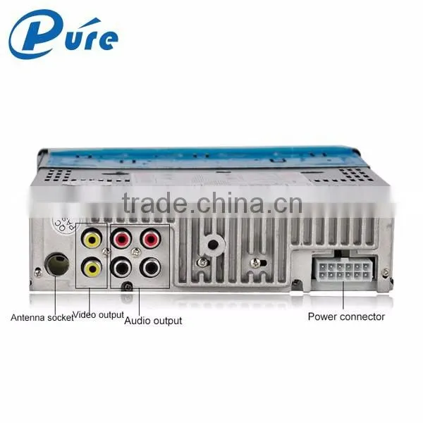 High quality 1 din lcd color and digital display screen dvd player for car