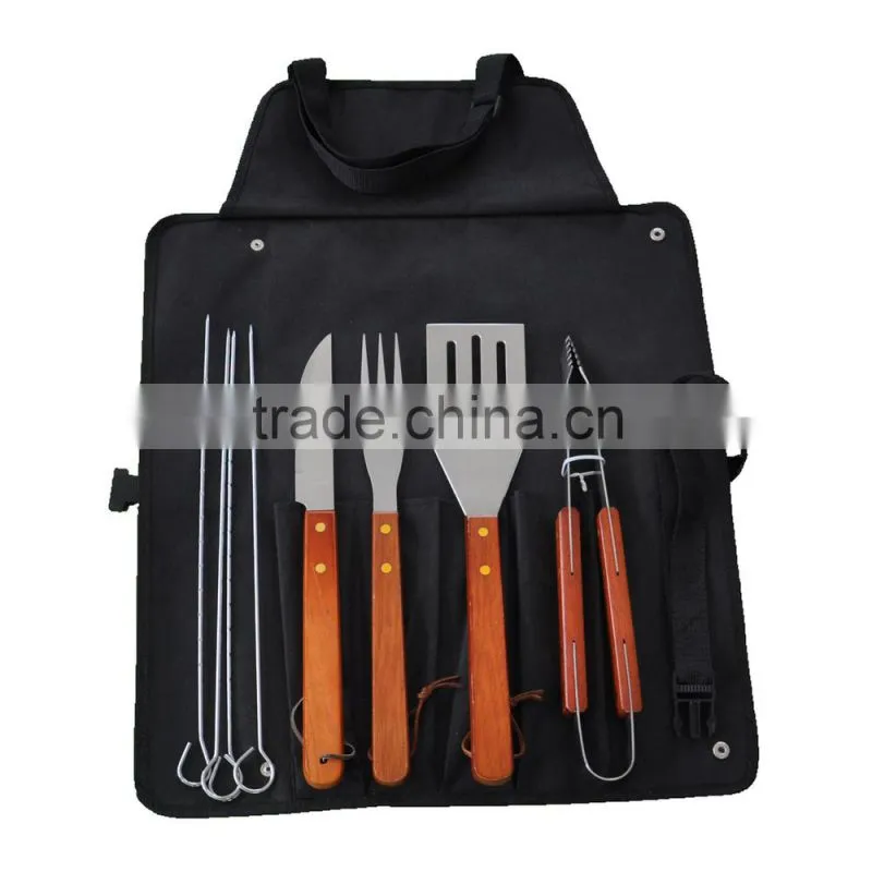 hot sale bbq tool set with apron new style bbq tool set popular bbq tool set