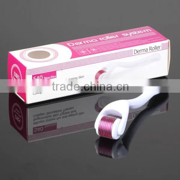 Professional 540 Titanium alloy Needle Skin Roller,needle derma roller, micro needle skin roller, beauty roller scar treatment