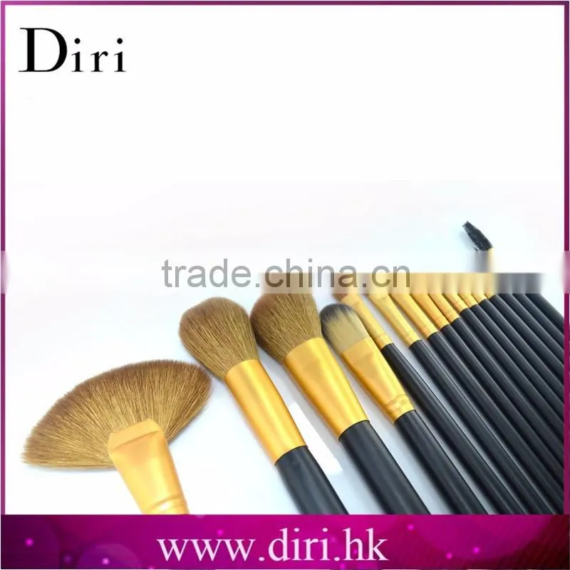 high quality synthetic hair makeup brush 16pcs set