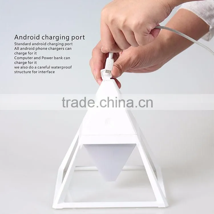 2016 Popular lamp GX-L01 table lamp for hotel/3d led table lamp/hanging lamp