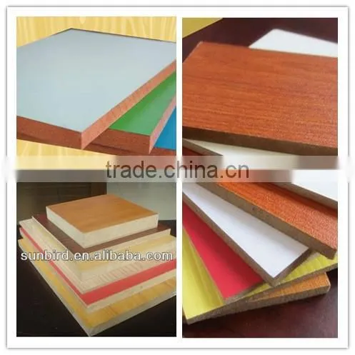 mdf wave panel board/ MDF Laminated /coloured mdf sheet