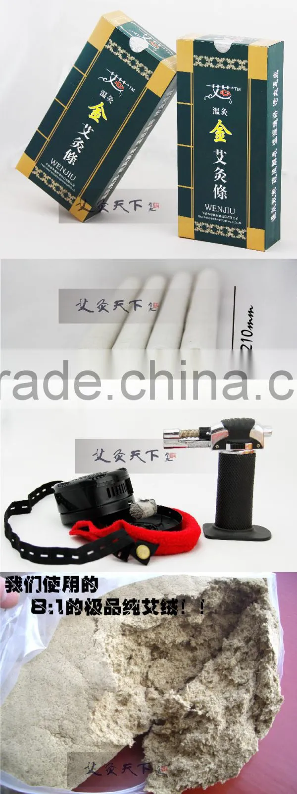 Chinese tradition health care use moxa roll