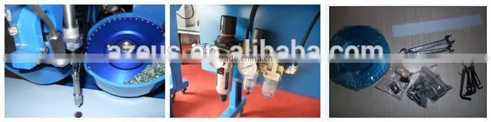 One welding head two rhinestones disc stone fixing machine
