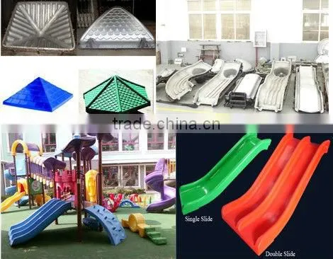 OEM plastic outdoor slide toys,custom-design outdoor slide toys by rotomolding