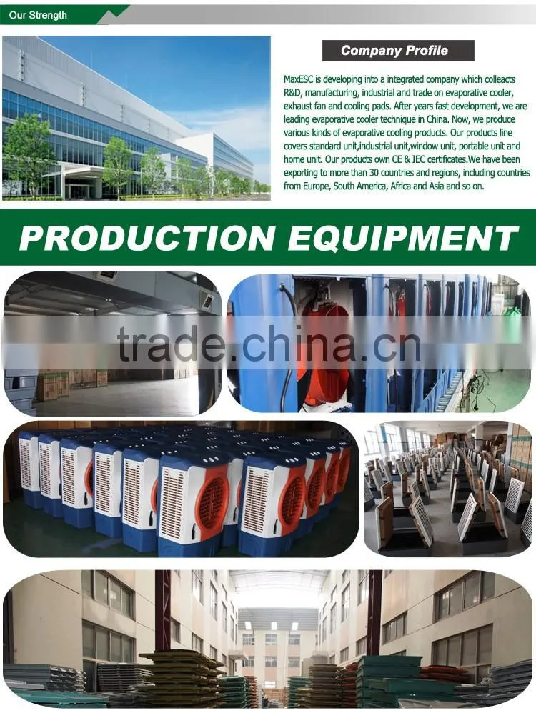 Industrial Wall Mounted Roof Portable Hot Air Exhaust Fan