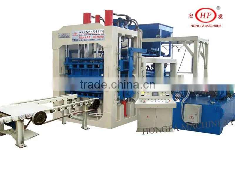 QT6-15C Hydraulic concrete cement block making machine on hot sale
