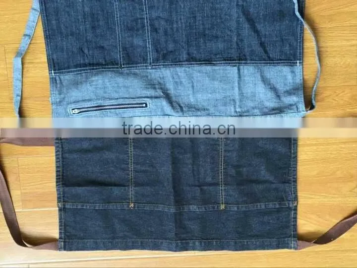 Reusable Denim Material and Kitchen Apron Type Denim Apron Bartender Apron