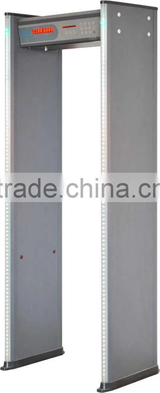 High quality! Walk through Metal Detector gate with UPS power XLD-B(LCD)