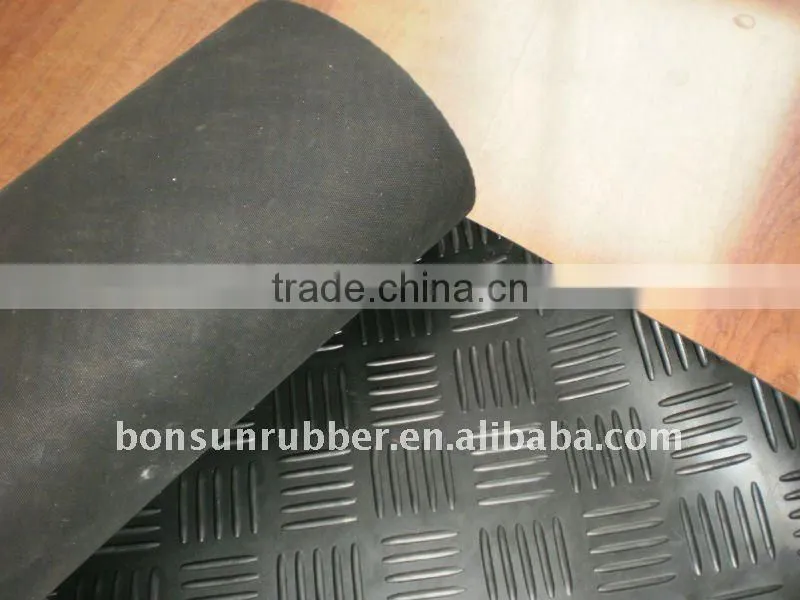3mm to 6mm thickness commercial checker rubber mat