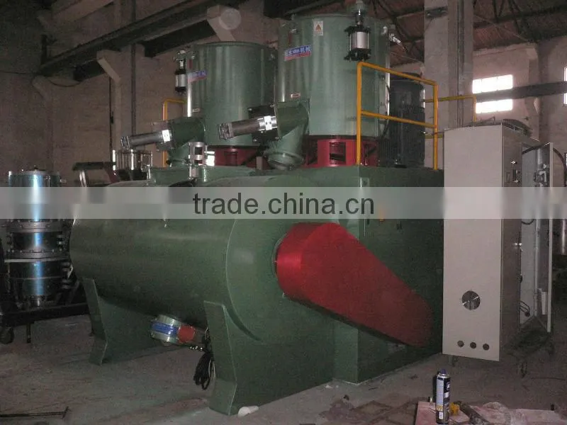 PVC horizontal PVC mixer