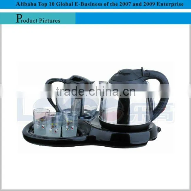 Hot Durablle stainless steel electric kettle set/ kitchen appliance